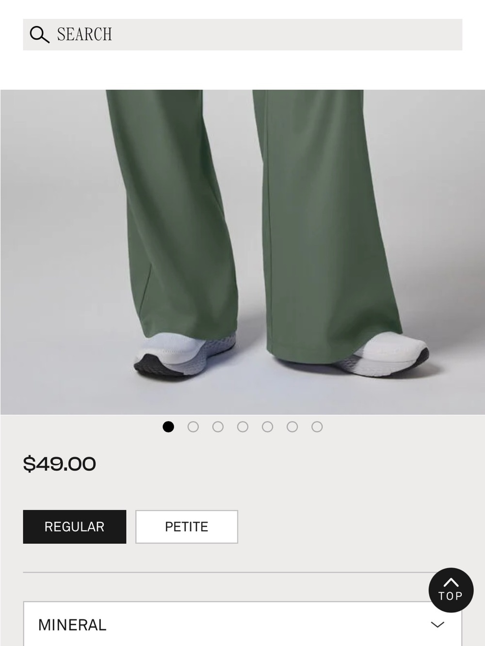 Hypothesis wide leg scrub pants - Picture 6 of 7